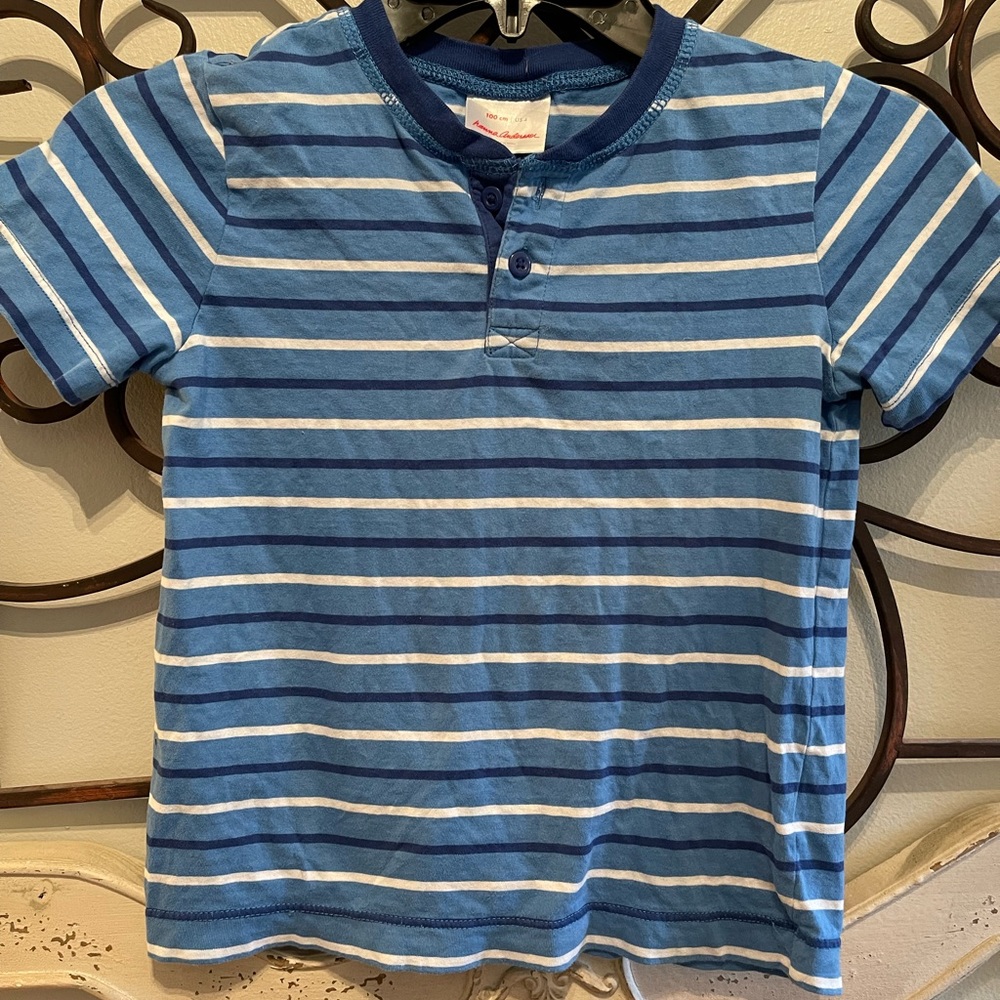 Boys Hanna Andersson striped shirt size 4t